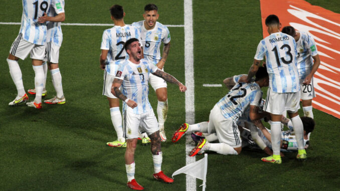 festejo gol messi Foto Ariel Cuellar