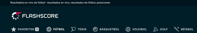Resultados de fútbol en vivo