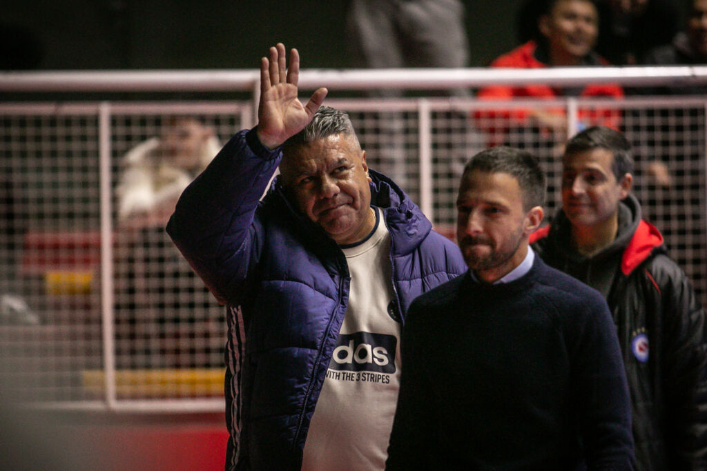 Claudio Tapia se hizo presente en el microestadio de Argentinos Jrs.