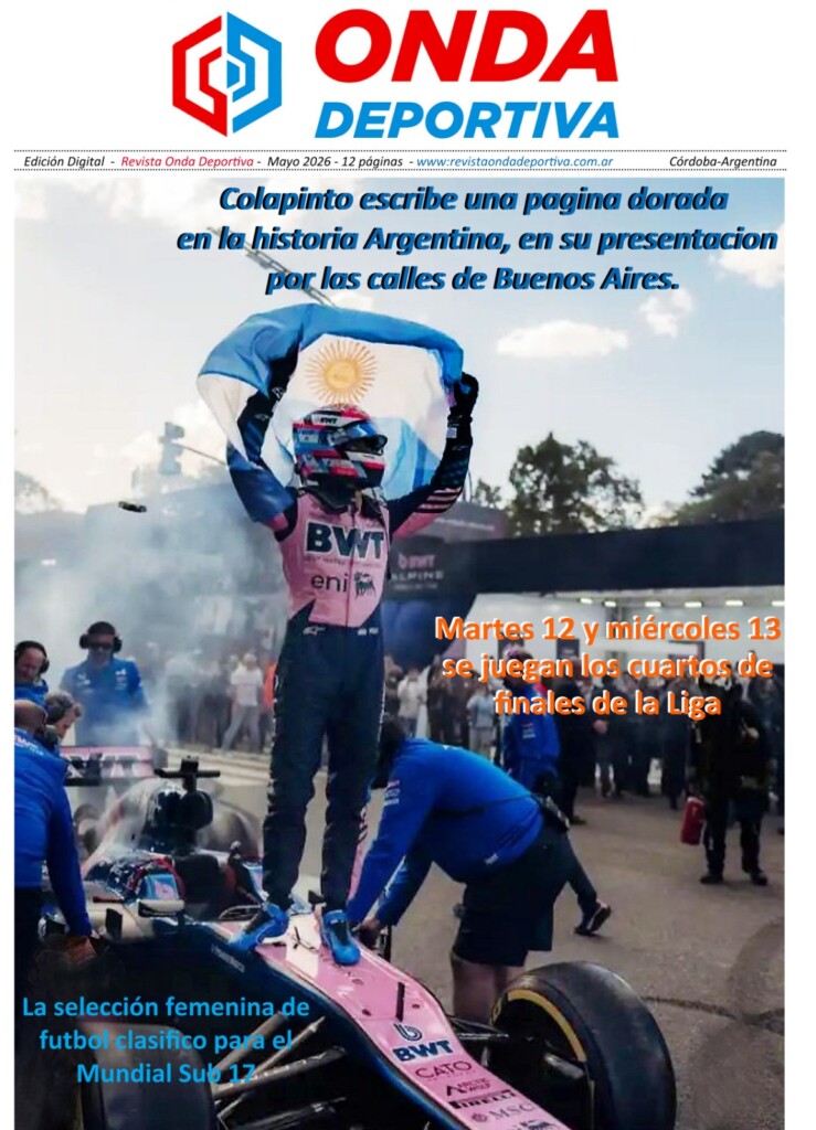 Revista Onda Deportiva Edición Digital Mayo